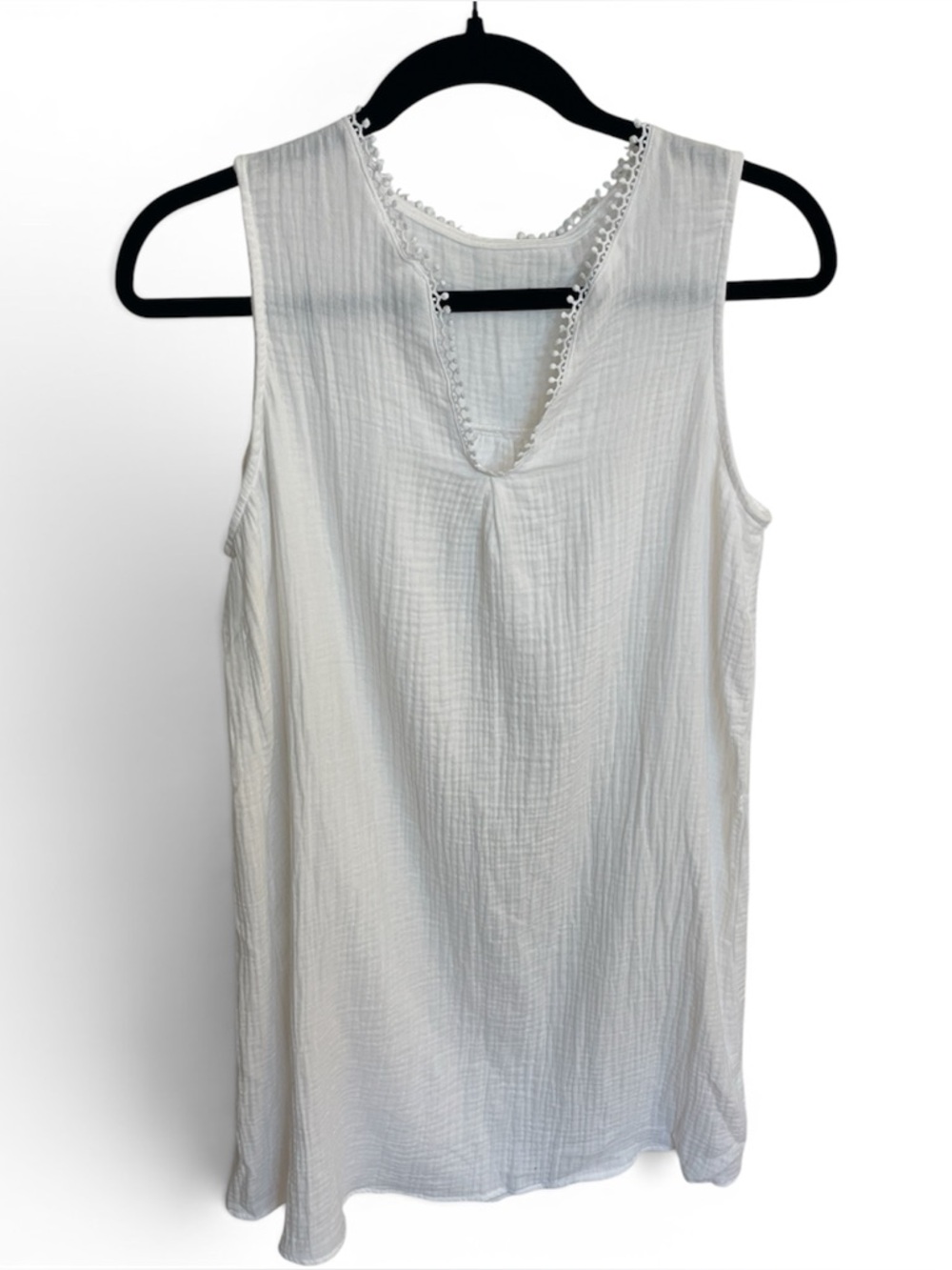 Cupshe White Notched Neck Cover-Up Midi Dress